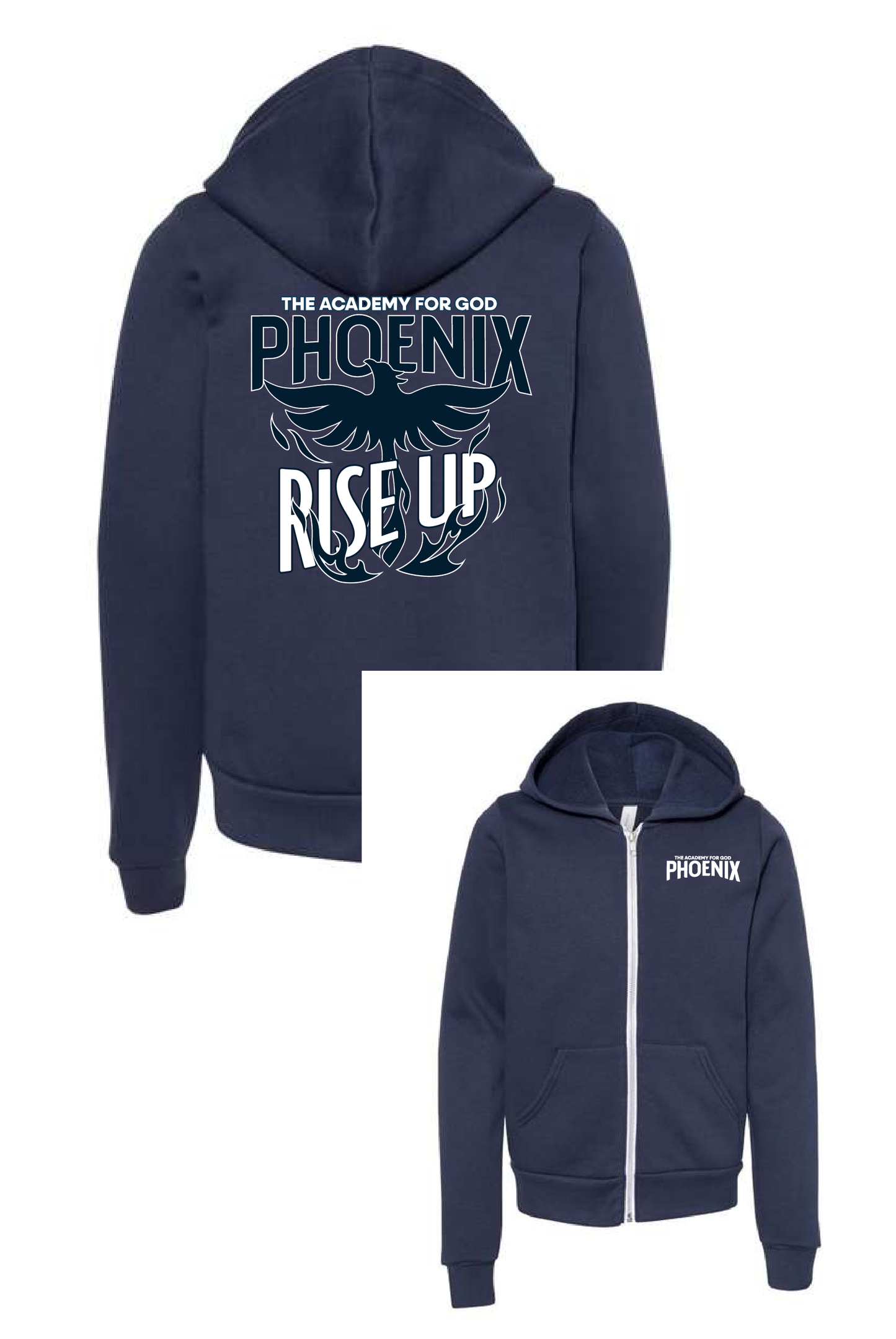 PREORDER SALE - Phoenix 'Rise Up' Zip Up Sweatshirt