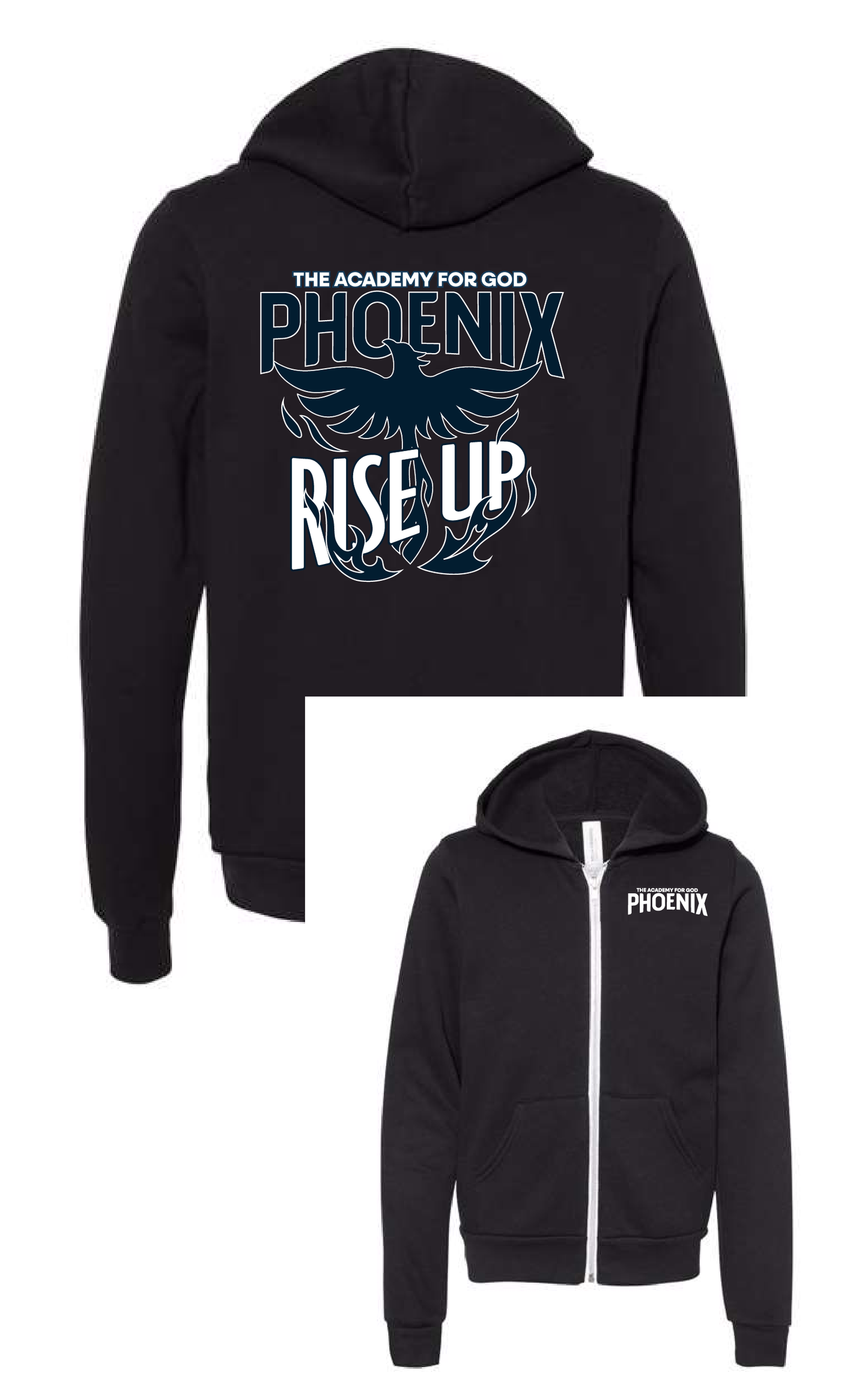 PREORDER SALE - Phoenix 'Rise Up' Zip Up Sweatshirt